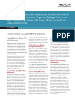 Hitachi Datasheet Virtual Storage Platform G Series