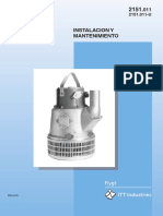 Instalacion y Mantenimiento Bomba Flygt