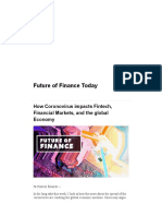 Future of Finance Today: How Coronovirus Impacts Fintech, Financial Markets, and The Global Economy