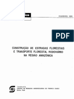 Construção de Estradas Florestais E Transporte Florestal Rodoviario Na Região Amazônica