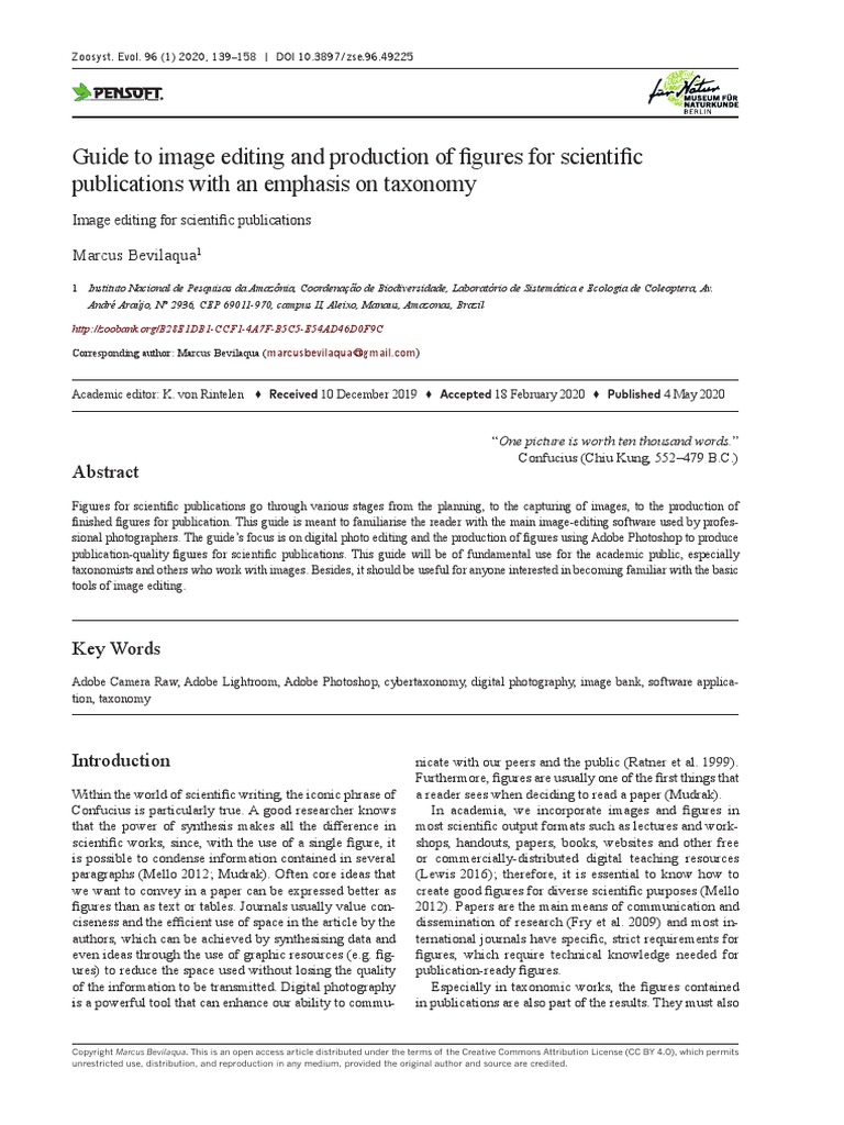 Guide To Image Editing and Production of Figures For Scientific ...