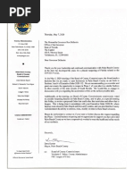 Palm Beach County Letter To Gov. Ron DeSantis