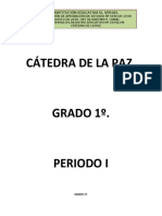 Cátedra de La Paz Grado 1º