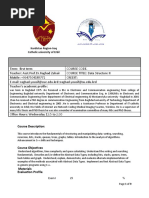 Kurdistan Region-Iraq Catholic University of Erbil: Course Description