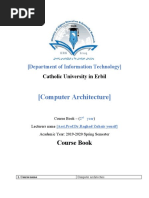 Course Book Computer Architecture