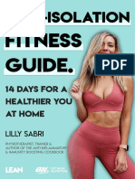 Self-Isolation Fitness Guide - LEAN X Optimum Nutrition PDF