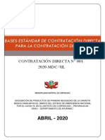 Bases Estandar de Contratacion Directa Para La Contratacion de Bienes 20200505 204459 170