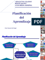 Planificación Del Aprendizaje