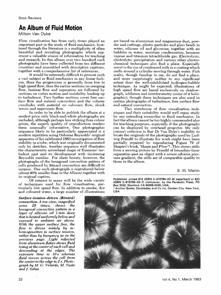 An Album of Fluid Motion | PDF | Fluid Dynamics | Turbulence