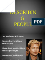 Describing People's Appearance and Personality
