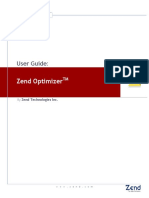 Zend Optimizer: User Guide