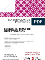 Elaboración de proyectos