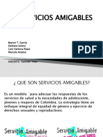 SERVICIOS AMIGABLES enfoque servicios.