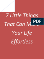 Ebook 7 Little Things That Can Make Your Life Effortless PDF