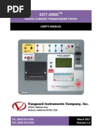 EZCT-2000C: Digital Current-Transformer Tester User'S Manual