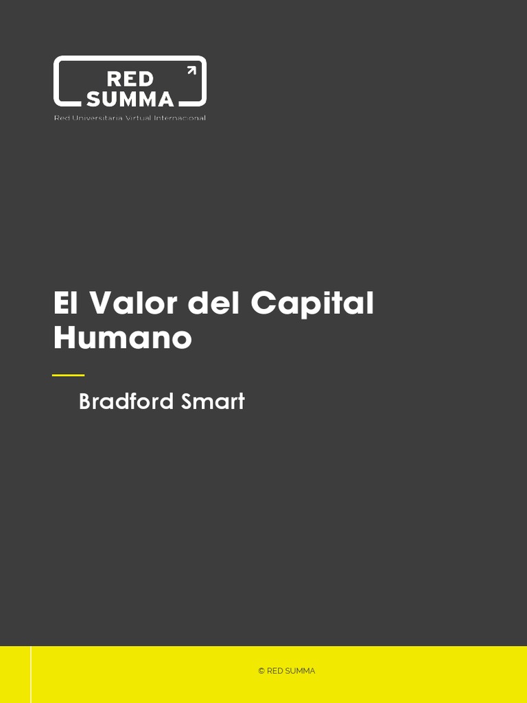 El Valor Del Capital Humano PDF | PDF | Gestión de recursos humanos