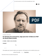 En tiempos de coronavirus, algo para leer_ 12 libros en PDF de Slavoj Zizek (Gratis) – Hello DF