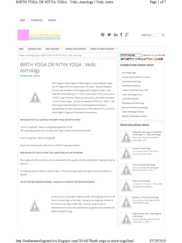 Vaidhriti yoga birth in hindi