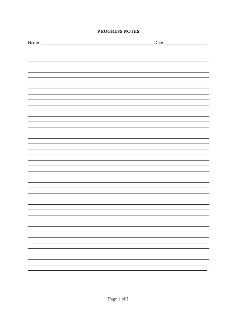 Insights into Treatment and Client Progress from [Date] Progress Notes ...