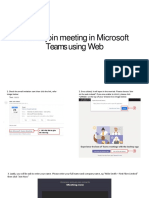How To Join MS TEAMS Meeting