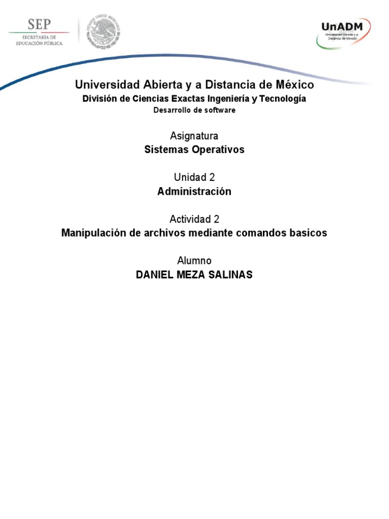 Comandos Básicos de Archivos en Windows y Linux | PDF | Interfaz de ...
