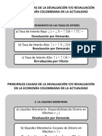 Principales Causas de La Devaluación y o Revaluación