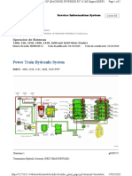 Power Train Hydraulic System: Operación de Sistemas