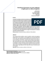 Resistência bacteriana no meio ambiente e implicações na clínica