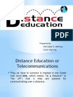 Distance Learning