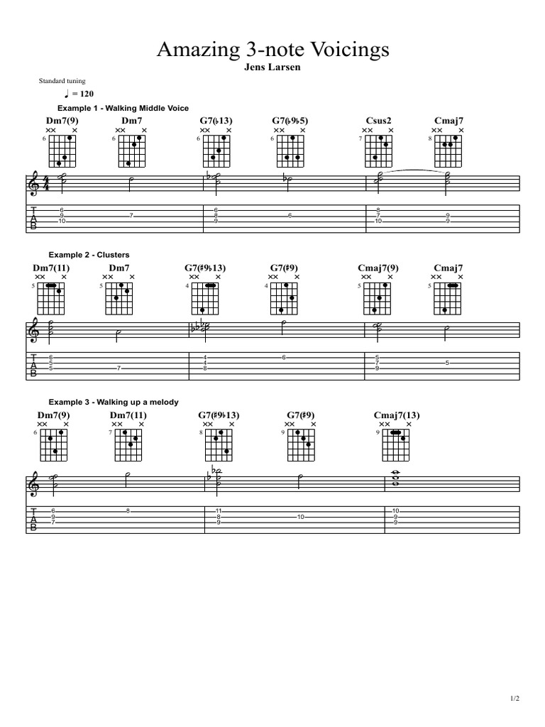 Triads Easy 3 Note Jazz Chords Jens Larsen 198 Best Images About Jens