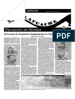 Suplemento Cultural El Tlacuache, No. 5, 29 de Julio, 2001