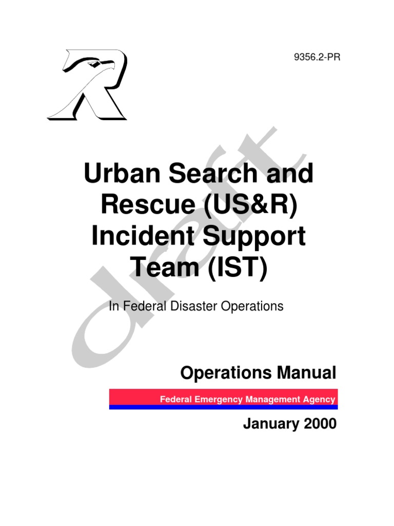 US&R Incident Support Team Manual | PDF | Federal Emergency Management ...