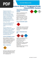 Guidance Sheet 2: Dangerous Goods Classification System: Class 2 Gases: Compressed, Liquefied or Dissolved Under Pressure