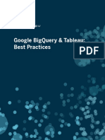 Google Bigquery & Tableau: Best Practices