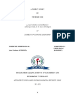 A Project Submitted in Partial Fulfilment of The Requirements For The Award of The Degree OF Bachelor of Computer Application