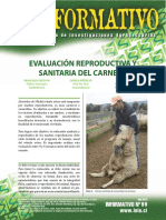 Evaluacion Reproductiva Del Carnero PDF