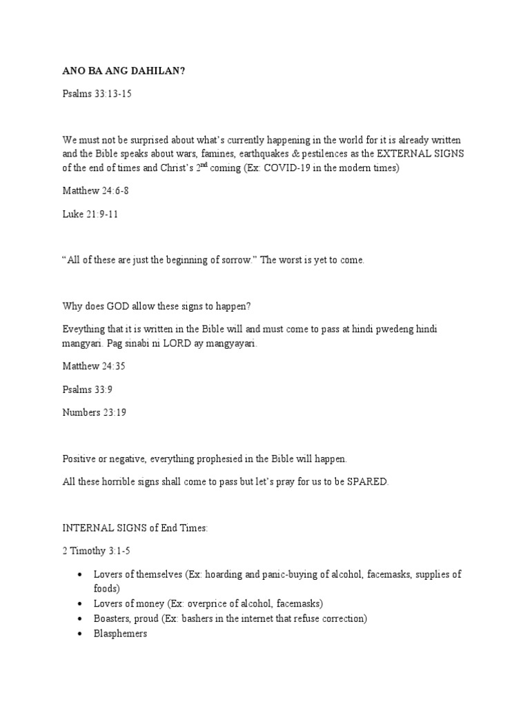 Ano Ba Ang Dahilan | PDF | Born Again | Bible Content
