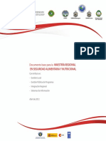 Maestria Regional en Seguridad Alimentar PDF