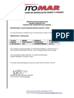 Certificacion Prueba Hidrostatica 2019