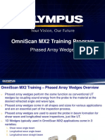 MX2 Training program 4C Phased Array Wedges