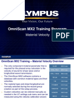 MX2 Training program 4D  Material Velocity