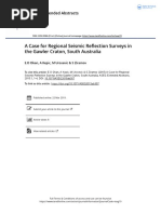 A Case For Regional Seismic Reflection Surveys in The Gawler Craton South Australia