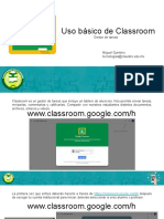 Uso Básico de Classroom