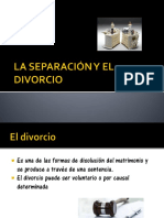 La Separación y El Divorcio