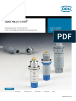 ODU MEDI-SNAP Push-Pull Circular Connectors Metal Plastic PDF