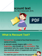 Recount Text - GC