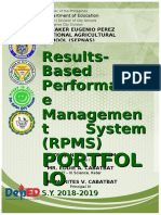 Results-Based Performanc e Managemen T System (RPMS)