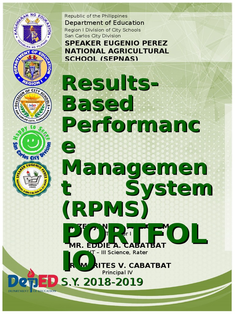 Results-Based Performanc e Managemen T System (RPMS) | PDF | Lesson ...