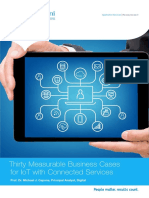 Thirty Measurable Business Cases For Iot With Connected Services 1 0