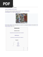 Mathematics: Jump To Navigationjump To Search